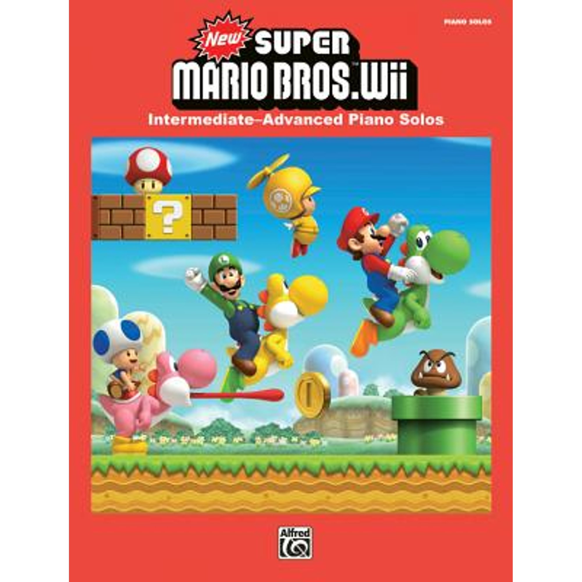 Pre-Owned New Super Mario Bros. Wii: Intermediate / Advanced Piano Solos (Paperback 9780739082997) by Koji Kondo, Shiho Fujii, Ryo Nagamatsu