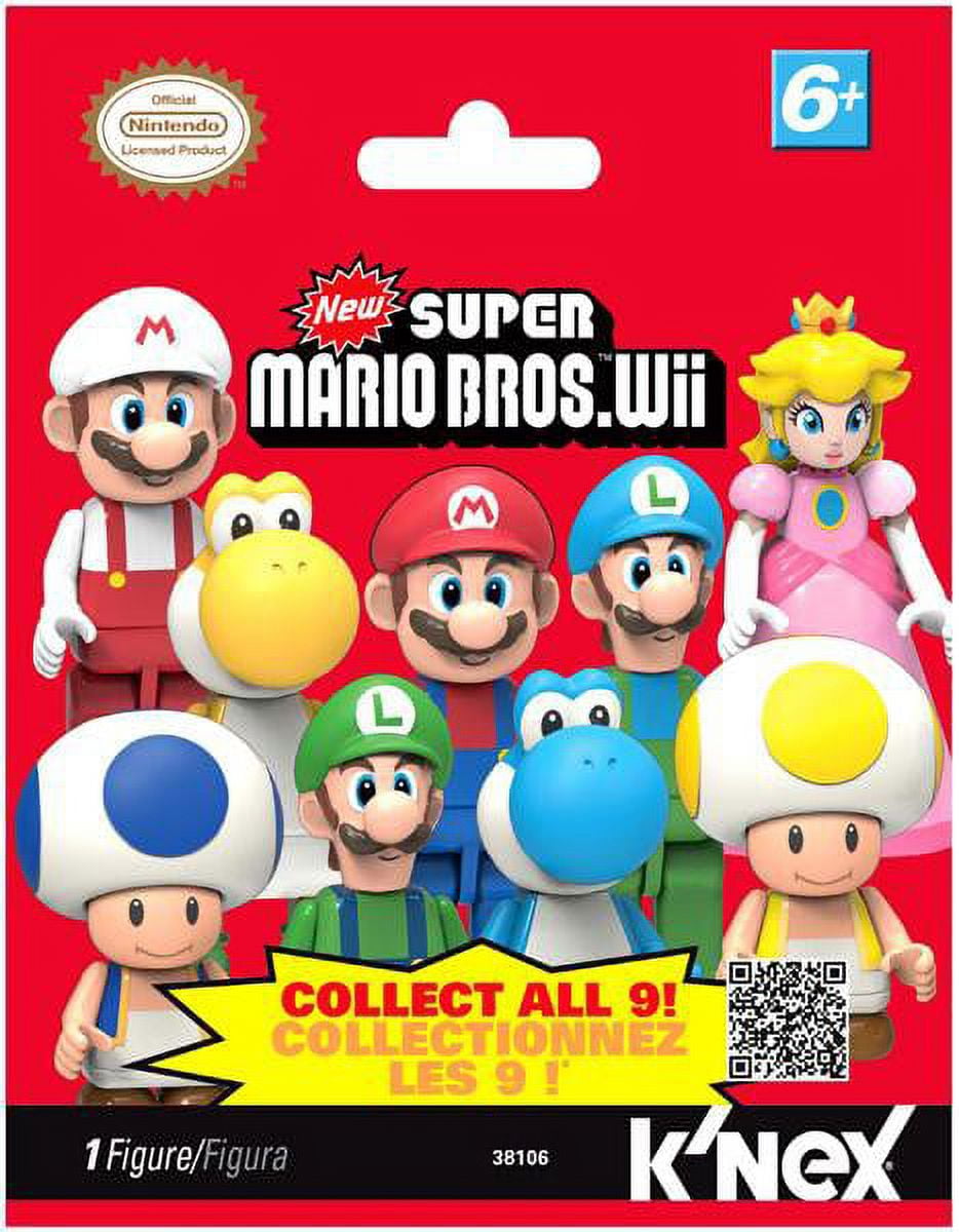K'NEX Super Mario Bros. Series 1 Mystery Pack, 1 Random Figure