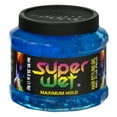 thumbnail interactive-video image 1 of New Super Wet Gel Blue for Maximum Hold, All Hair Types, 35.3 oz Jar, 1 of 8