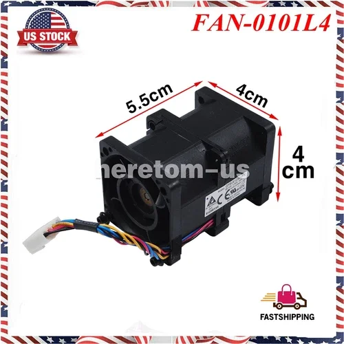 New Supermicro Fan-0101L4 Gfb0412Shs-C Server 40Mm 12V 1A Counter-Rotating Fan
