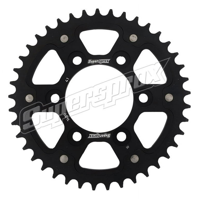 New Supersprox - Black Stealth Sprocket, 41T, Chain Size 525