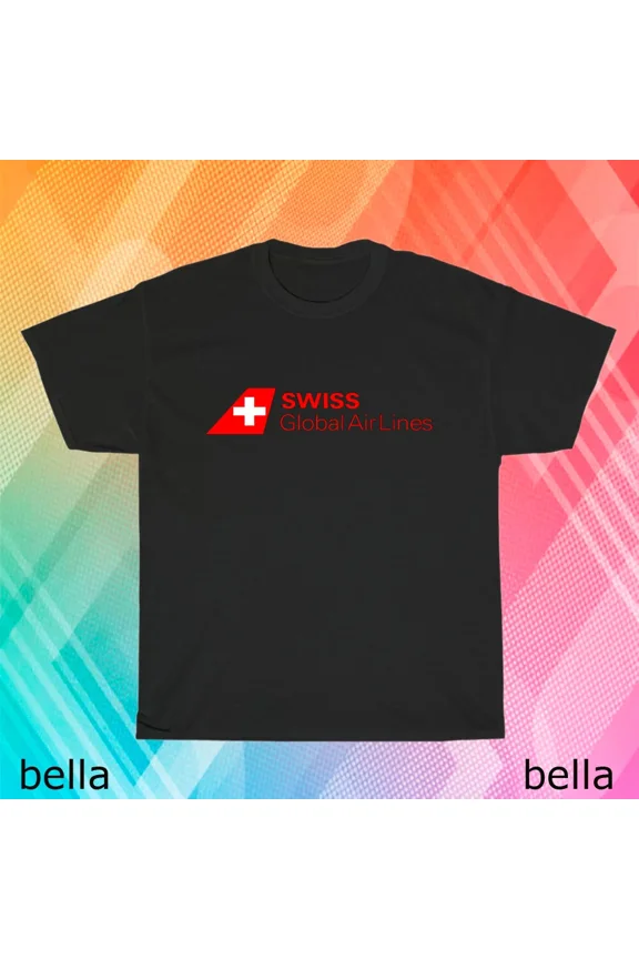 New Swiss International Air Lines Logo T-Shirt Funny Size S to 5XL | eBay