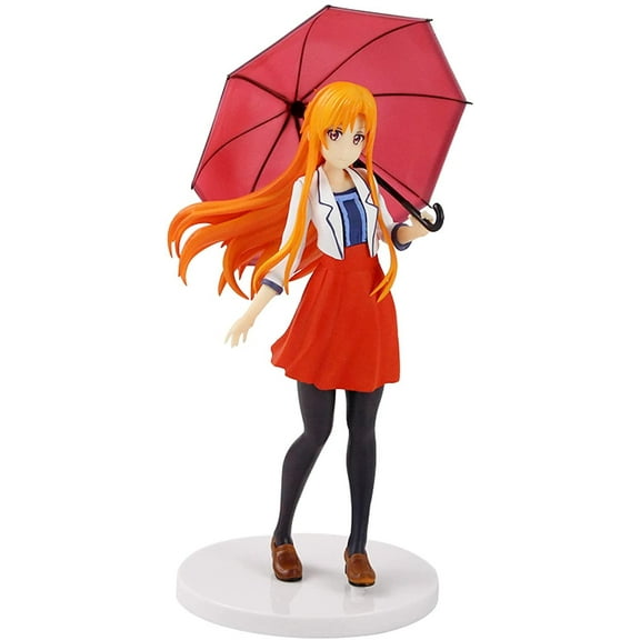 New Sword Art Online Yuuki Asuna (Umbrella Ver) Character Anime Statue Figur Desktop Ornament Popular Decorations Fan Souvenirs Creative Gift Collection 22cm