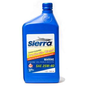 New Synthetic Blend 4-cycle Catalyst Inboard-sterndrive Engine Oil 25w40 Fc-w Catalyst Compatible sierra 18-9440cat-2 Grade 25W40 Quart