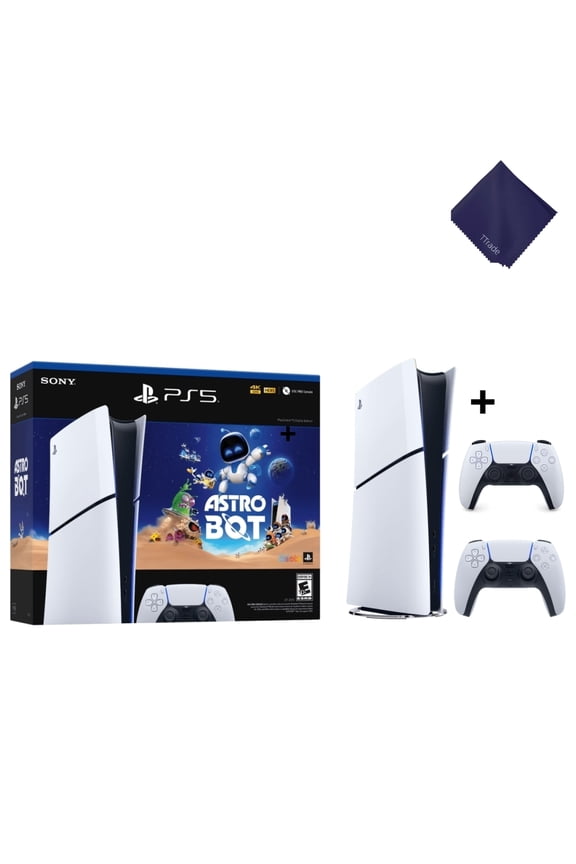 New TTrade Sony PlayStation_5 Slim Digital Edition (PS_5)  ASTRO BOT Game Bundle | Next-Gen Console with Extra DualSense Wireless Controller