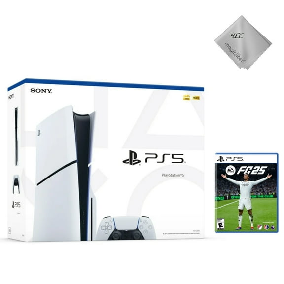 New TEC PlayStation_5 Console (Slim) Disc Edition with EA Sports FC 25 Bundle | 4K UHD, 1TB SSD, DualSense Wireless Controller