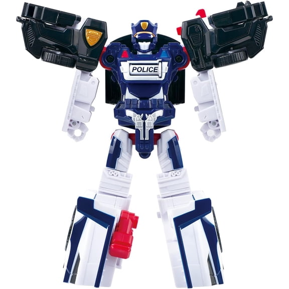 New TOBOT, TOBOT P, Youngtoys Transforming Collectible Vehicle to Robot, Heroes Animation Character Toys for Kids 3 and up Transform Toys Cars, Large Size 6-inch