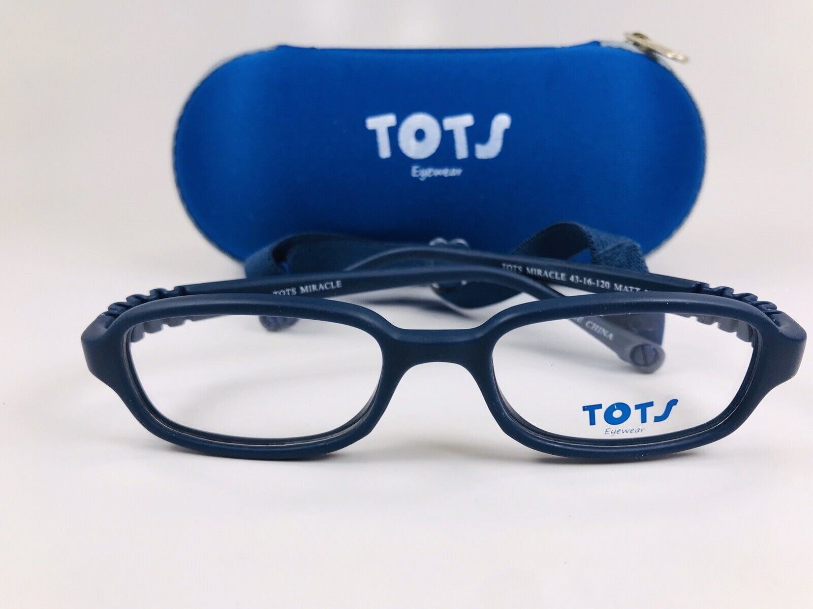 New TOTS Black & Red SCOOTER Eyeglasses for KIDS 46/16/130 with Case & Strap tots_eyewear_tag_black.jpg main image 2