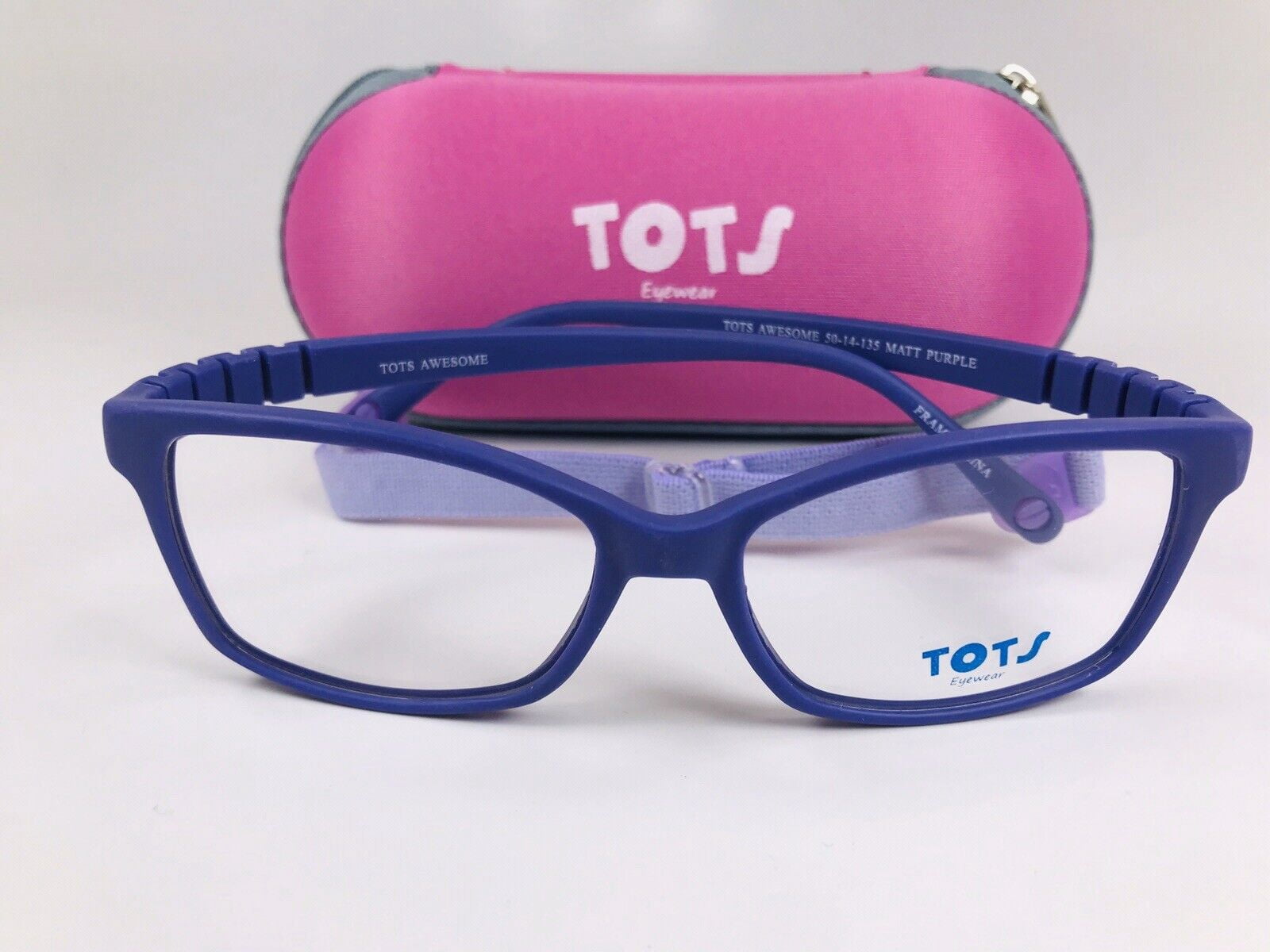 New TOTS Matte Purple AWESOME Eyeglasses for KIDS 50mm with  display picture 3