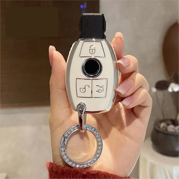 New TPU Car Remote Key Case Cover Shell For Mercedes Benz C S Class W206 W223 S350 C260 C300 S400 S450 S500 Keychain Accessories