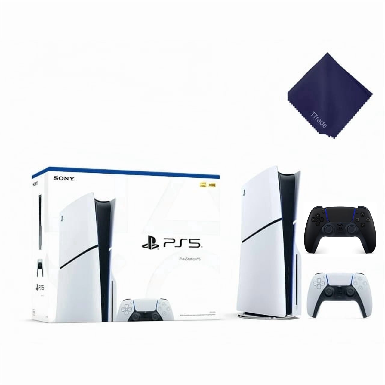 New TTrade PS_5 Slim Disc Edition 1TB Gaming Console Included Extra Blakc Controller