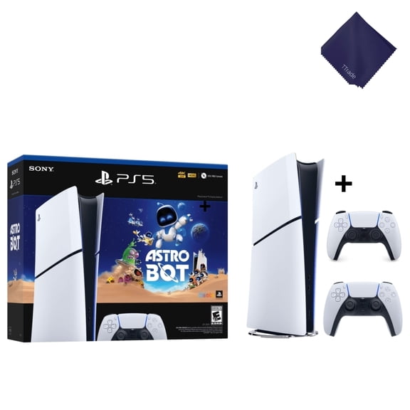 New TTrade Sony PlayStation_5 Slim Digital Edition (PS_5) – ASTRO BOT Game Bundle | Next-Gen Console with Extra DualSense Wireless Controller