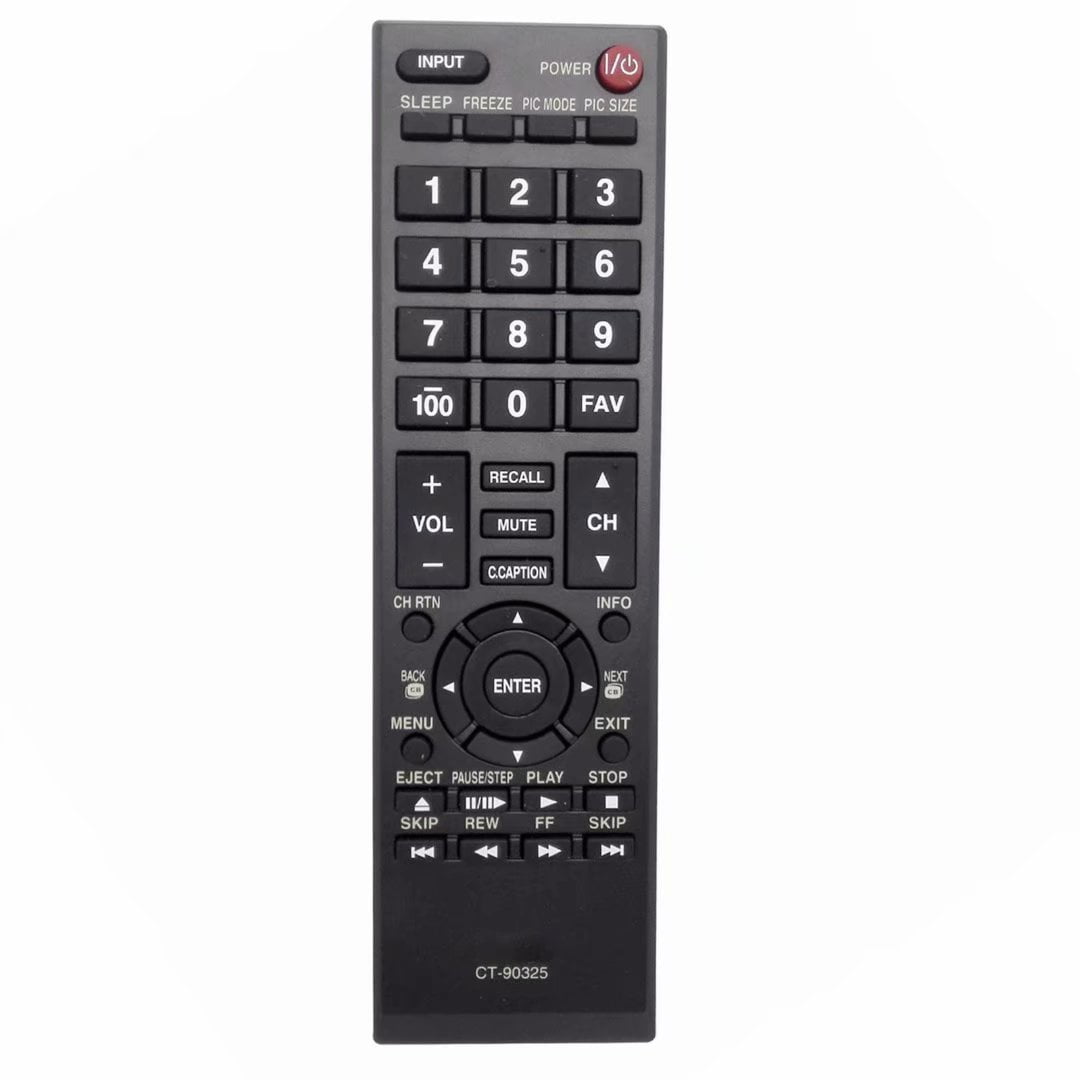 CT-90325 Remote for Toshiba TV: 50L2200U, 37E20, 22AV600, 32C120U