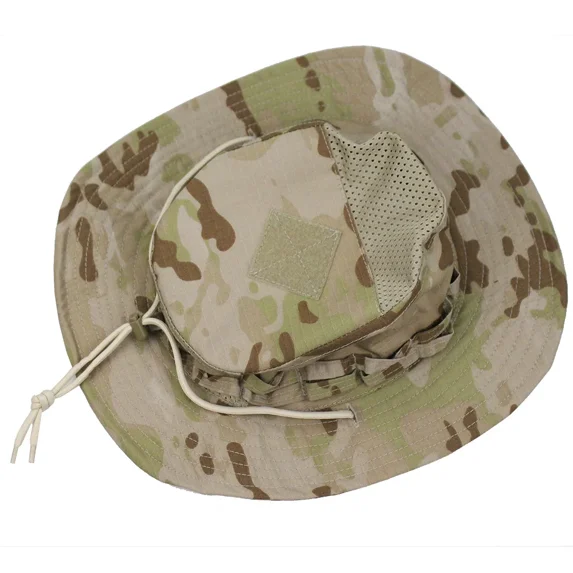 New Tactical Boonie Hat Cap Hunting Hiking Camping Camo Sunproof Hats Mens Headwear Outdoor Sports Fishing Hiking Hat (Light cp,suit 58-61cm)