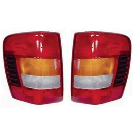 New Tail Light Pair Fits Jeep Grand Cherokee 2002-2004 Ch2801150 55155139Ak