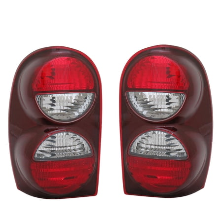 New Tail Light Pair Fits Jeep Liberty W/O Air Dam 2002-04 55157060Ae 55157061Ae