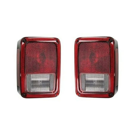 New Tail Light Pair Fits Jeep Wrangler 2007 2008 2009 2010 Ch2801177 55077891Ag