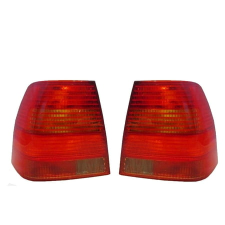 New Tail Light Pair Fits Volkswagen Jetta Gen4 Sedan 99-03 1J5945111S 1J5945112S