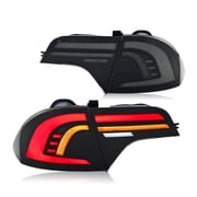 New Tail Lights for Honda Civic Sedan 4-Door 2006-2011 Taillights with Sequential Turn Signal DRL Reverse Brake Light Rear Lamps Replacement1 Pair