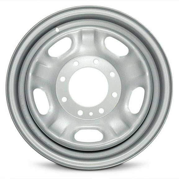 New Take-Off Steel Wheel Rim for 2010-2020 ford F350SD SRW 17 in 8 Lug Silver Fits R17 Tire Direct Fit