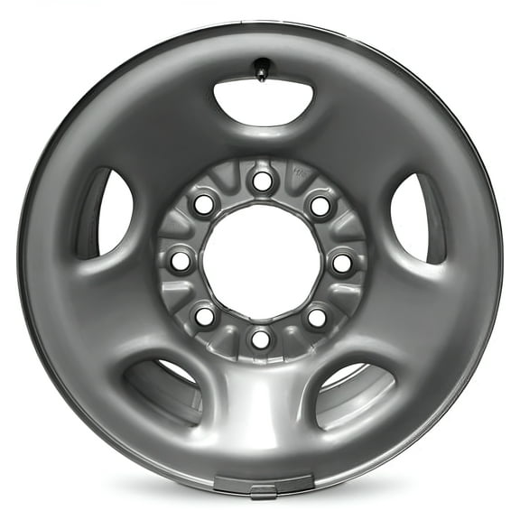 New Take-Off Wheel For 2003-2020 Chevy Express 2500 16 inch 8 Lug Silver Steel Rim Fits R16 Tire