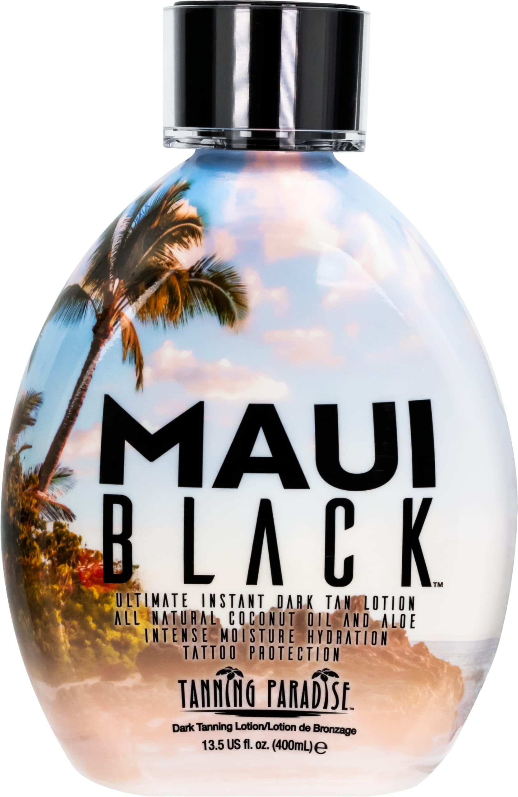 New Tanning Paradise Maui Black Lotion Instant Dark Self Tanner
