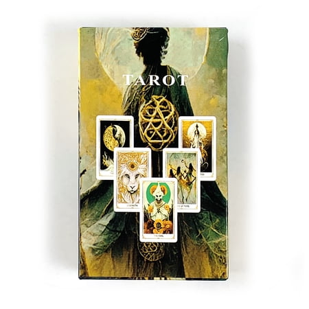New Tarot Cards A 78 Deck Oracle English Visions Fate Prediction Divination Edition Borad Playing Games,Camping Games