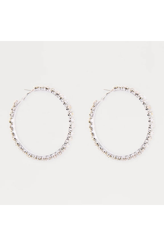 New Teardrop Earrings for Women: Minimalist, Commuter-Friendly, Niche Design with Dazzling Rhinestone HoopsStylish and Versatile Ear Accessories