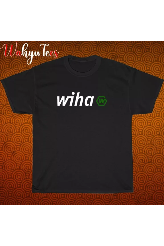 New Tee Wiha Tools Logo Black/Grey/Navy/White Size S-5XL Unisex T-Shirt