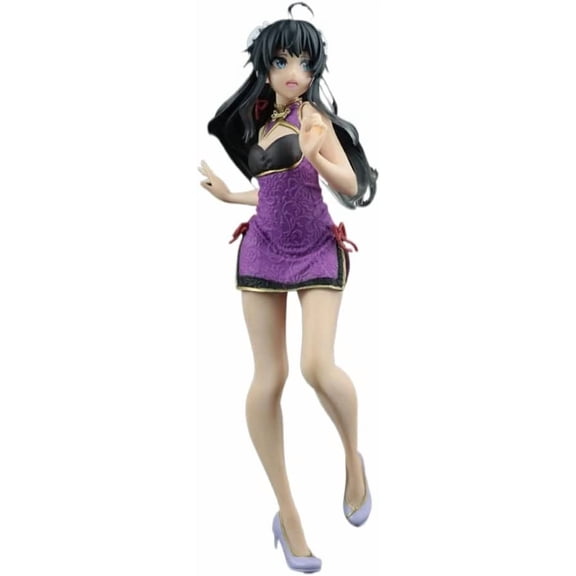 New My Teen Romantic Comedy Snafu:Yukino Yukinoshita (Cheongsam) Anime Cartoon Character Animated Statue Desktop Ornament Adult Collectibles Memorial Gift Decorations Collection
