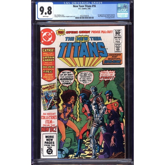 New Teen Titans #16 - CGC 9.8 Comic Book