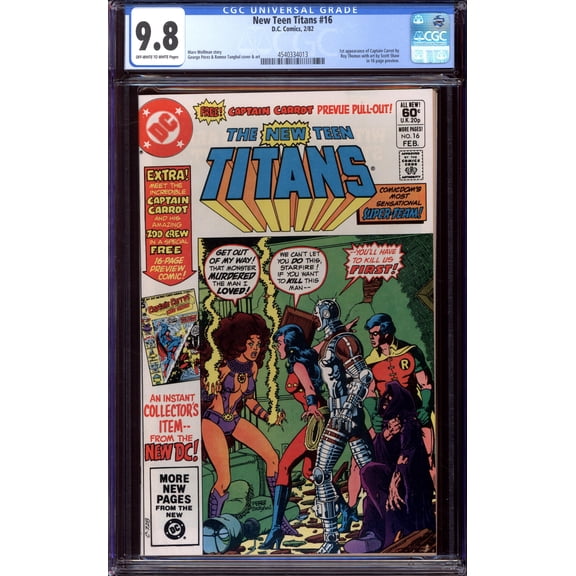 New Teen Titans #16 - CGC 9.8 Comic Book