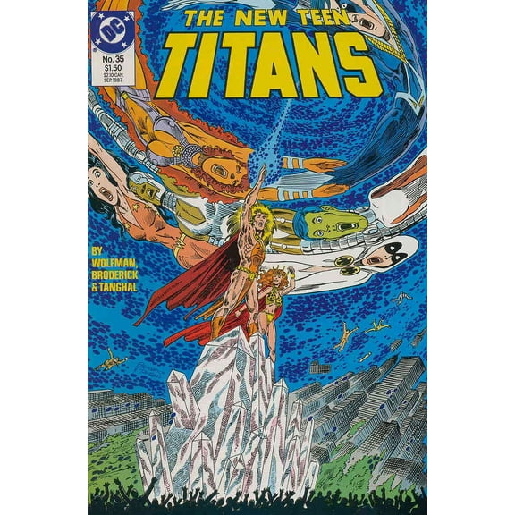 New Teen Titans, The (2nd Series) #35 VF ; DC Comic Book