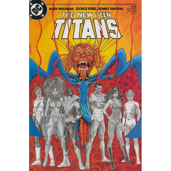 New Teen Titans, The (2nd Series) #4 VF ; DC Comic Book