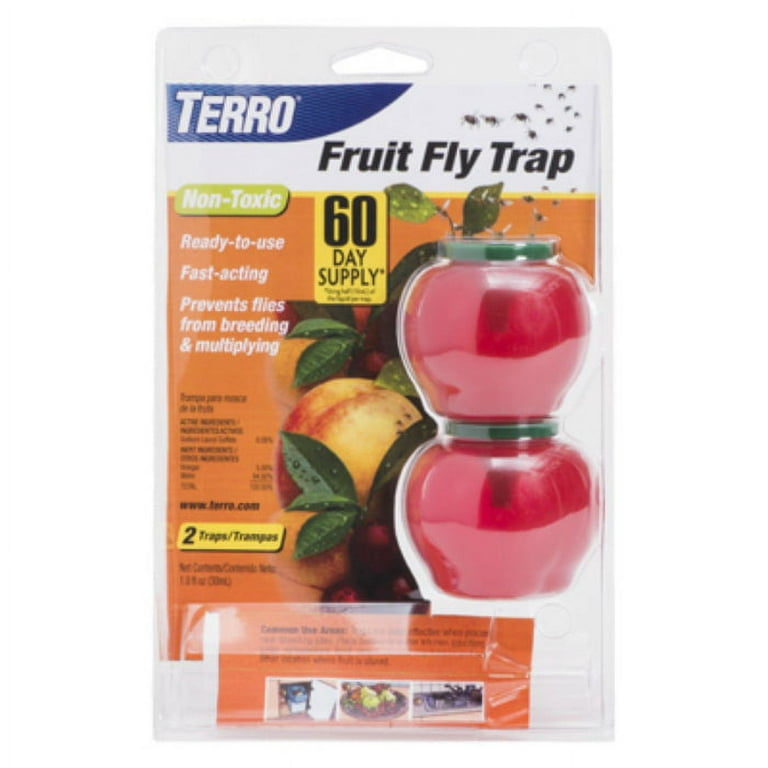 TERRO® Fruit Fly Trap, Looks Like an Apple!