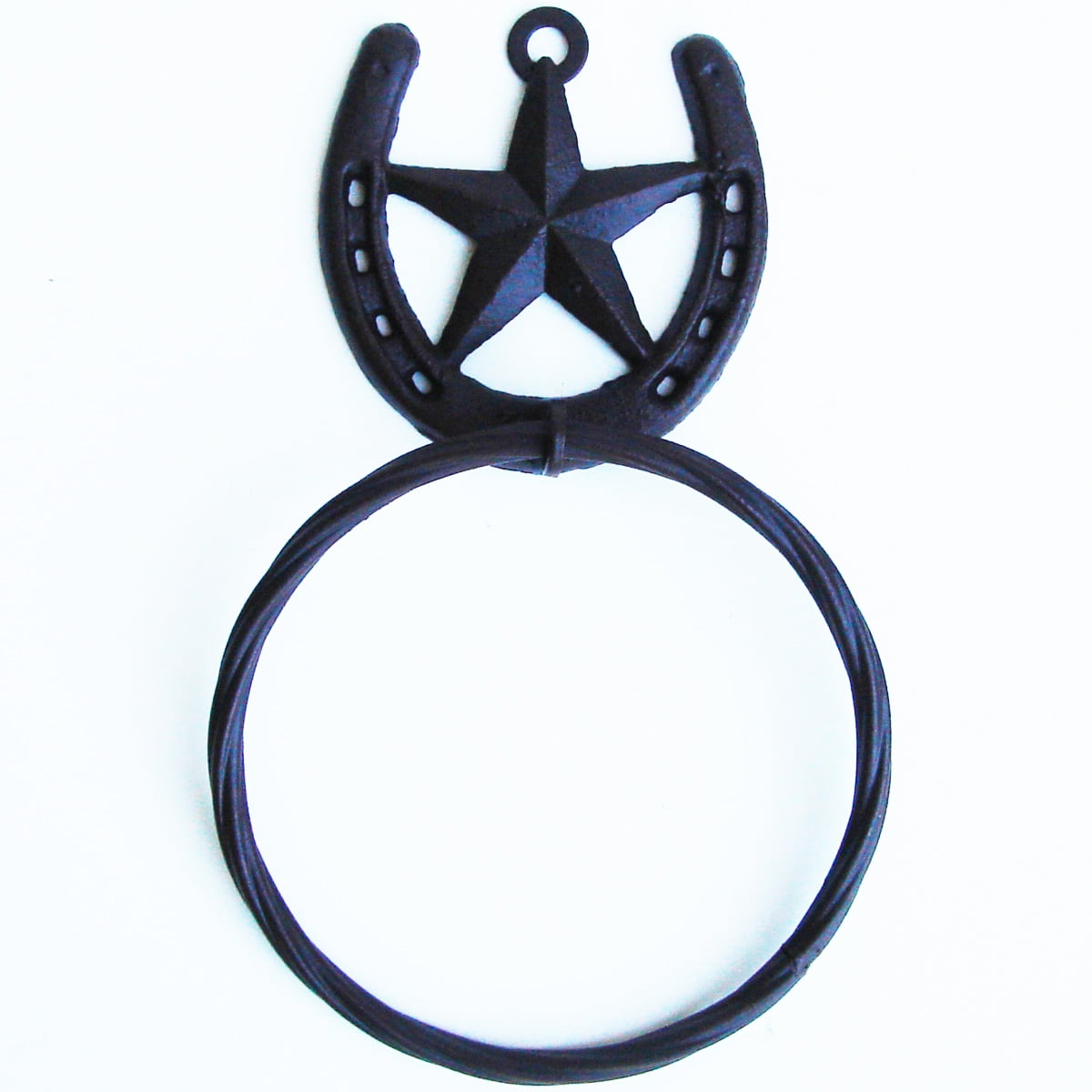 Cast Iron Farmhouse Horseshoe Paper Towel Holder