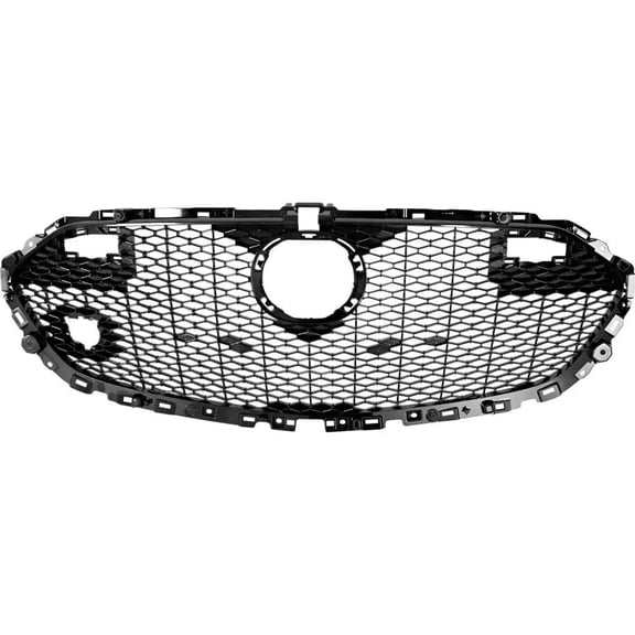 New Textured Black Grille Assembly Compatible With Mazda 3 2.0 4 Cyl 2.0L 3 2.5 Turbo 4 Cyl 2.5L 3 100th Anniversary Edition 4 Cyl 2.5L 2019-2023 By MA1200221 BCKN50711A