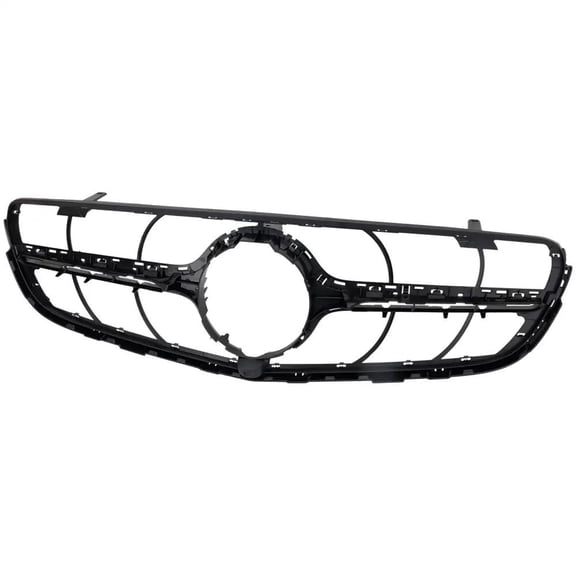 New Textured Black Grille Assembly Compatible With Mercedes Benz GLC43 AMG 4Matic 6 Cyl 3.0L GLC300 4Matic 4 Cyl 2.0L GLC300 Base 4 Cyl 2.0L 2017-2019 By MB1200200 2538880100