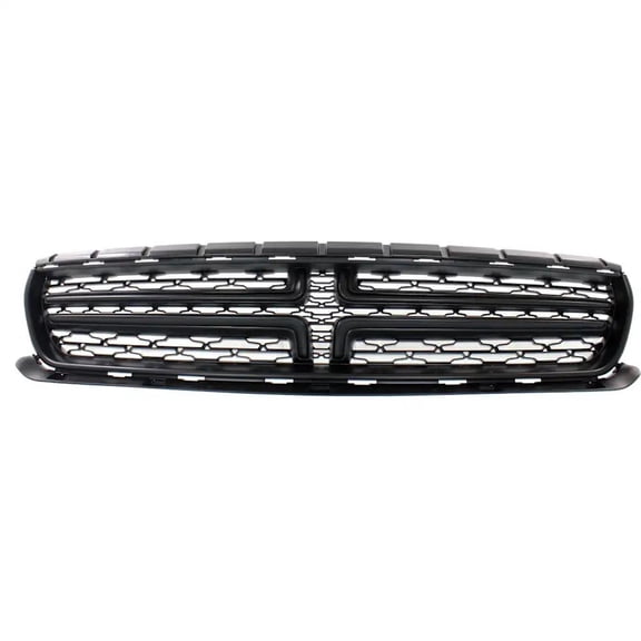 New Textured Primed Grille Assembly Compatible With Dodge Charger SE 6 Cyl 3.6L Charger Pursuit 8 Cyl 5.7L Charger R/T Scat Pack 8 Cyl 6.4L 2015-2022 By CH1200387 5RL71RXFAB