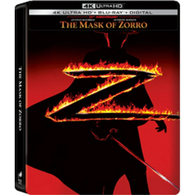 Blu-Ray Action Movie: Mask Of Zorro Steelbook Edition - 4K