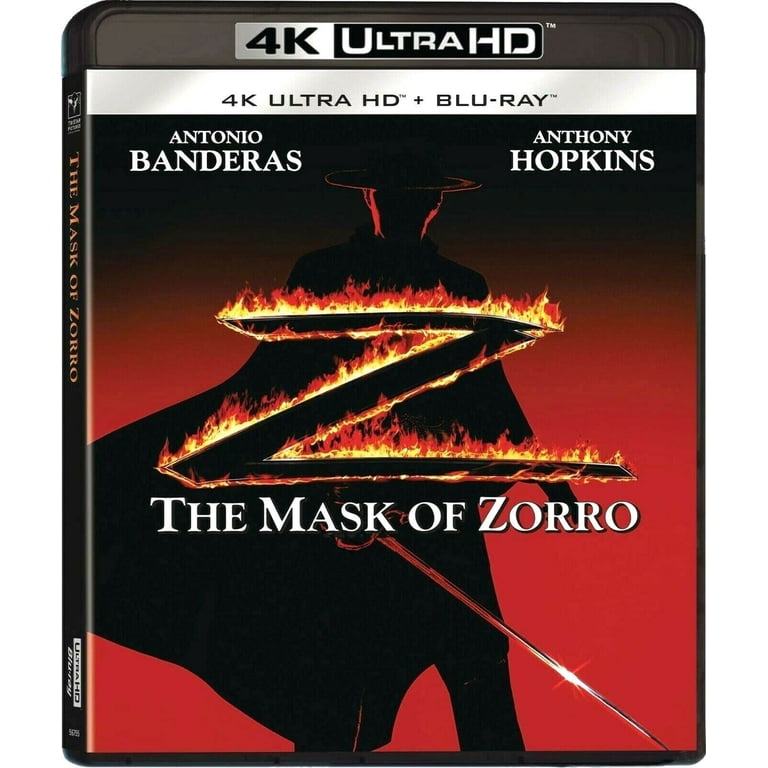 Sony Pictures The Mask Of Zorro 4K Blu-ray Digital, PG-13, Action