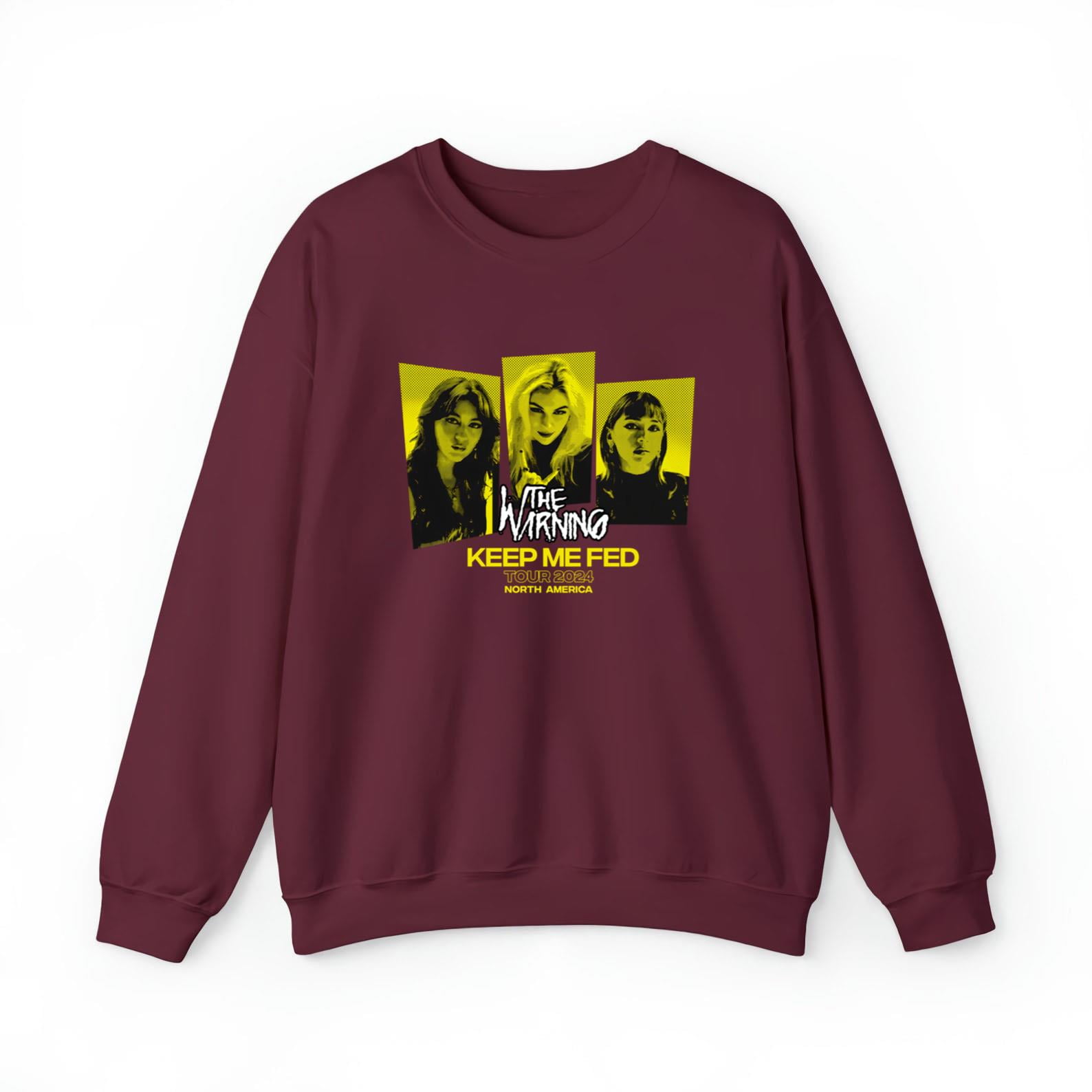 New The Warning Keep Me Fed North America Band Tour 2024 TShirt