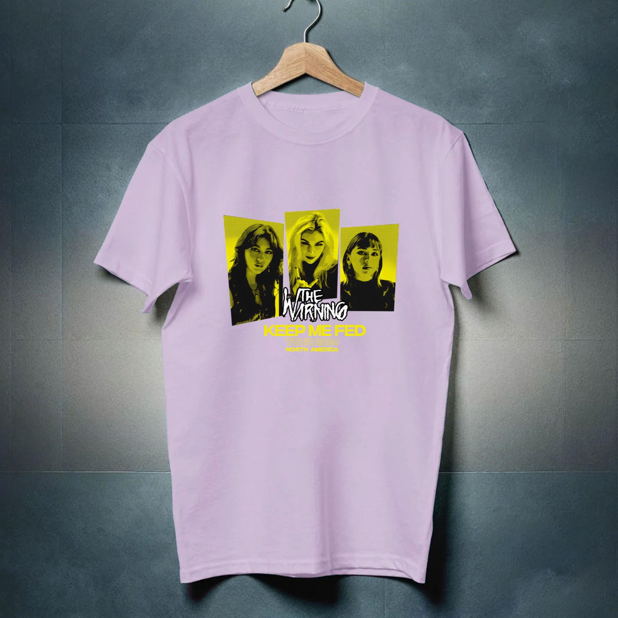 New The Warning Keep Me Fed North America Band Tour 2024 TShirt