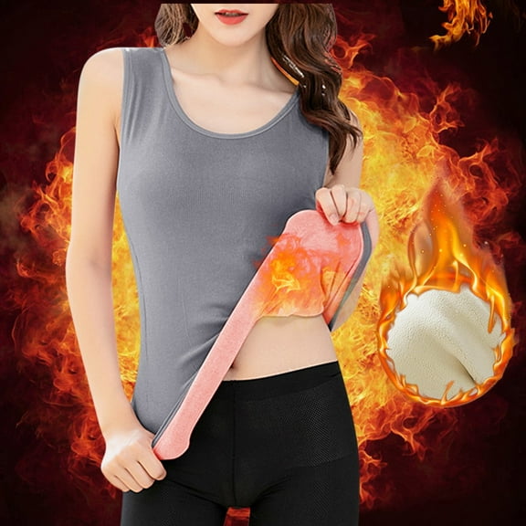 New Thermal Vest Women's Body Shaping Vest Underwear Body Beautifying Thickened Thermal Top Thick Thermals for Men Mens Base Layer Shirt Thermal Tops Women plus Mens Thermal Top Pack Polyester Thermal