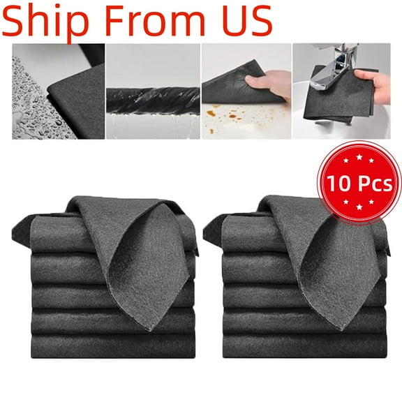 0.12 inch thick New Thickened Magic Cleaning Cloth Reusable Thickened Magic Microfiber Cleaning Cloth Washable Household Cleaning Cloth Suitable for TVs, Cars, Windows, Glasses, and Eyewear