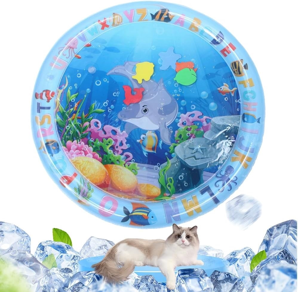 New Thickened Water Sensor Play Mat, Upgrade Water Sensory Playmat With ...
