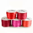thumbnail image 1 of New ThreadNanny 5 Spools of 100% Pure Silk Ribbons - 4mm x 10 Meters - Red Shades, 1 of 2