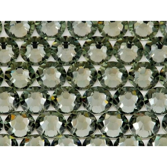 New ThreadNanny Czech 5mm/20ss 10gross(1440pcs)Hotfix Rhinestones Crystals Black Diamond Smoke Color