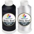 thumbnail image 1 of New ThreadNanny Extra Large cones of Black and White Bobbin Thread - 5000 Mts Each, 1 of 7