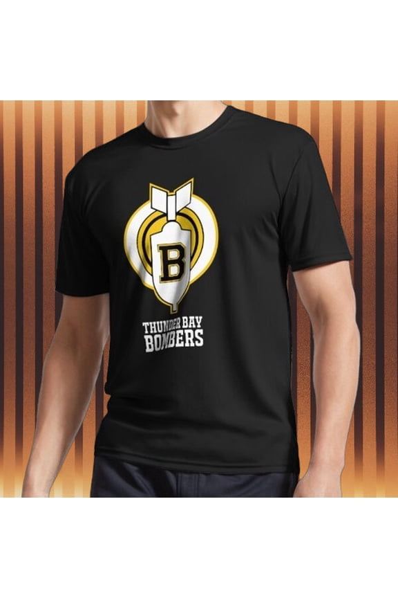 New Thunder Bay Bombers Logo Active T-Shirt Unisex Funny American Usa Size S-5XL